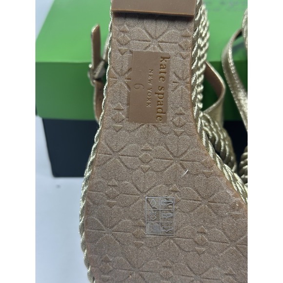 Kate Spade New York Women's Tahiti Slip on Slingback Sandals, Yellow Size 6B - Picture 10 of 14